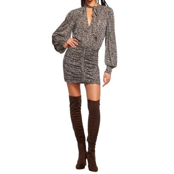 NEW RAMY BROOK ralston dress in black sahara - Picture 2 of 3